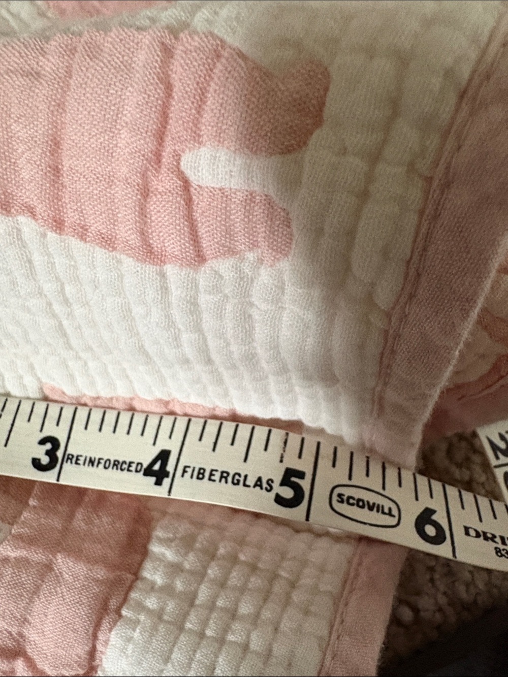 Upcycle muslin swaddle quilted short with polar bears - Picture 10 of 10